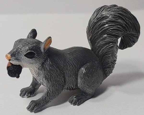 Safari Gray Squirrel Toy Figurine