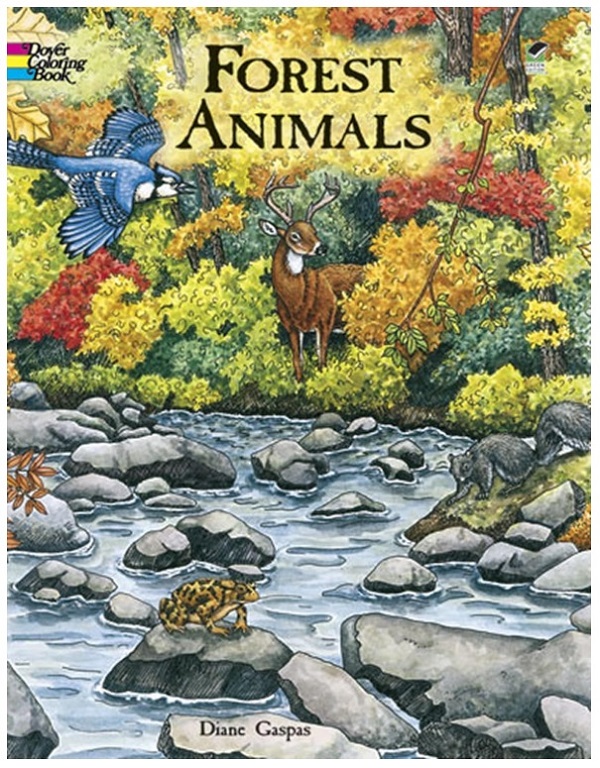 Forest Animals Coloring Book