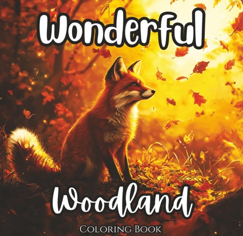 Wonderful Woodland Forest Animal Coloring Book