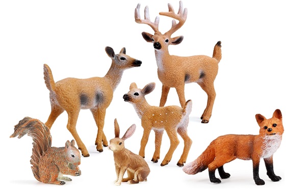 Uandme Forest Animal Figurines Woodland Figures