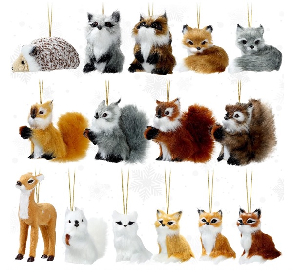 Skylety Woodland Animal Hanging Ornaments